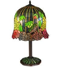 Meyda Black 134540 - 23"H Tiffany Honey Locust Base Table Lamp