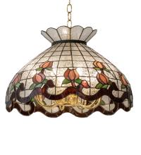 Meyda Black 134790 - 20" Wide Roseborder Pendant