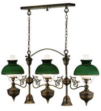 Meyda Black 135505 - 48"L Sunbury 3 LT Island Pendant