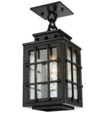 Meyda Black 136040 - 5.5" Square Pontrefract Lantern Pendant