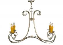 Meyda Black 137245 - 34.5" Wide Elon 6 Light Chandelier