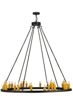 Meyda Black 137662 - 60"W Deina 28 LT Chandelier