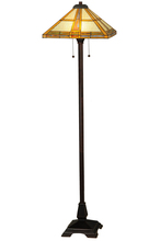 Meyda Black 138769 - 62"H Prairie Straw Floor Lamp