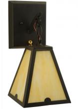 Meyda Black 139158 - 7"W Arnage Wall Sconce