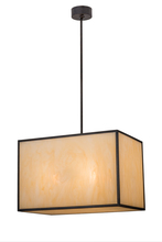 Meyda Black 139165 - 24"L Quadrato Kessler Pendant