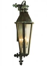 Meyda Black 139356 - 14"W Millesime Lantern Wall Sconce