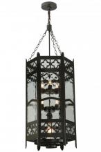 Meyda Black 139520 - 19"W Church Pendant