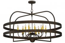 Meyda Black 139590 - 48"W Aldari 12 LT Chandelier