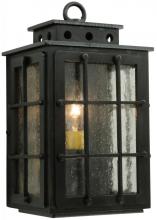 Meyda Black 139653 - 6"W Pontrefract Lantern Wall Sconce