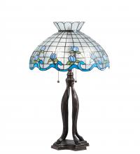 Meyda Black 140466 - 31" High Roseborder Table Lamp