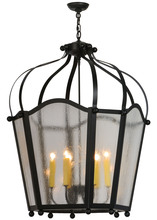 Meyda Black 140825 - 32"W Citadel 6 Light Pendant