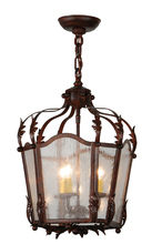 Meyda Black 140904 - 12"W Citadel 3 LT Pendant