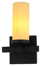 Meyda Black 141107 - 6.5" Wide Dante 1 Light Wall Sconce