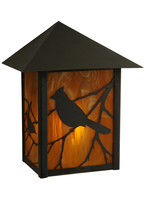 Meyda Black 141242 - 9"W Seneca Song Bird Wall Sconce