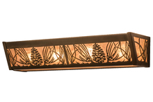 Meyda Black 14180 - 24" Wide Mountain Pine Vanity Light