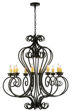 Meyda Black 141833 - 42" Wide Fernando 10 Light Chandelier