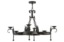 Meyda Black 142060 - 42"W Andorra 8 LT Chandelier Hardware