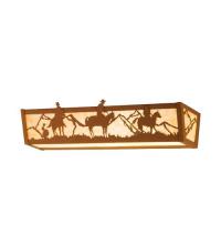 Meyda Black 14267 - 24" Wide Western Vanity Light