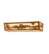 Meyda Black 14270 - 24" Wide Alligator Vanity Light