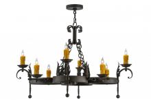 Meyda Black 142876 - 42"W Andorra 8 LT Chandelier