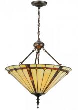 Meyda Black 142898 - 20"W Belvidere Inverted Pendant