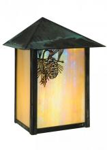 Meyda Black 143070 - 6.5" Wide Seneca Winter Pine Wall Sconce