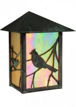 Meyda Black 143071 - 6.5" Wide Seneca Song Bird Wall Sconce