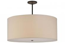 Meyda Black 143264 - 36"W Cilindro Textrene Pendant