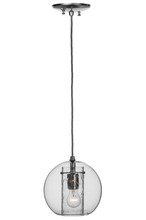 Meyda Black 143639 - 8"W Cilindro Bola Mini Pendant