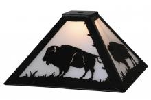 Meyda Black 144469 - 12"Sq Buffalo Shade