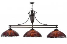 Meyda Black 144877 - 70" Long Elan 3 Light Custom Island Pendant