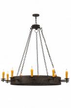 Meyda Black 145020 - 60"W Parnella 10 LT Chandelier