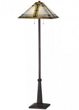 Meyda Black 145071 - 63"H Nevada Floor Lamp