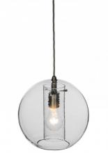 Meyda Black 145576 - 10"W Cilindro Bola Mini Pendant