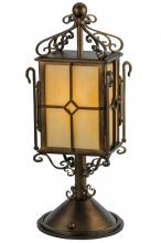 Meyda Black 145795 - 19"H Standford Tabletop Lantern