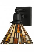 Meyda Black 145861 - 8" Wide Delta Jadestone Wall Sconce