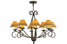 Meyda Black 145951 - 40"W Sienna 8 LT Chandelier