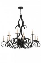 Meyda Black 146034 - 48" Wide Cypress 12 Light Chandelier