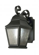 Meyda Black 146460 - 7" Wide Albertus Wall Sconce