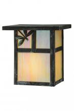 Meyda Black 146705 - 6.5"W Hyde Park T Mission Dragonfly Wall Sconce