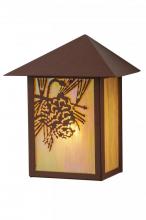 Meyda Black 146868 - 9" Wide Winter Pine Wall Sconce