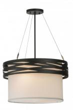 Meyda Black 147209 - 18"W Cilindro Complex Pendant