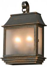 Meyda Black 147471 - 10" Wide Bastille Lantern Wall Sconce