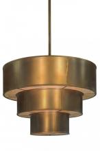 Meyda Black 148672 - 84"W Jayne 3 Tier Pendant