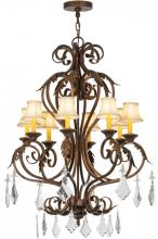 Meyda Black 149233 - 30"W Josephine 8 LT Chandelier