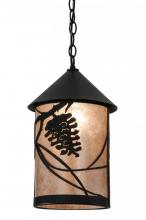 Meyda Black 149744 - 10"W Whispering Pines Pendant