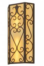 Meyda Black 150144 - 12"W Mia Wall Sconce