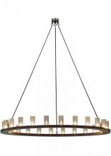 Meyda Black 150361 - 72" Wide Loxley 24 LT Chandelier