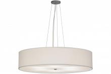 Meyda Black 151078 - 36"W Cilindro White Textrene Pendant