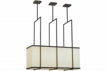 Meyda Black 151147 - 36"L Quadrato Langedon Oblong Pendant